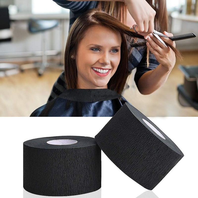 5 Rolls Disposable Barber Paper Neck Strips, Hairdressing Stretchy Wrap & Neck P