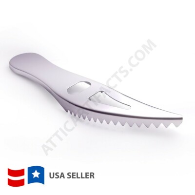 Fish scaler scaling tool stainless steel fish scale remover scraper (Right Hand)