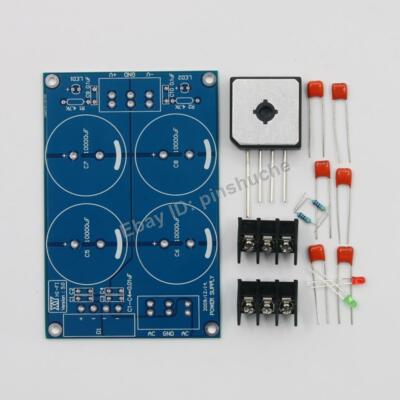 35A HiFi Dual Power Supply Rectifier Filter Board Kit For Home Audio Amplifier