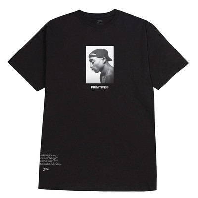 Мужская футболка Primitive x 2Pac No Changes SS Lifestyle черный, Primitive x 2Pac No Changes SS Lifestyle T-Shirt