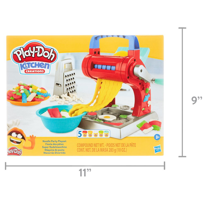 Play-Doh Kitchen Creations Noodle Party Playset, Includes 5 Cans, for Ages 3+