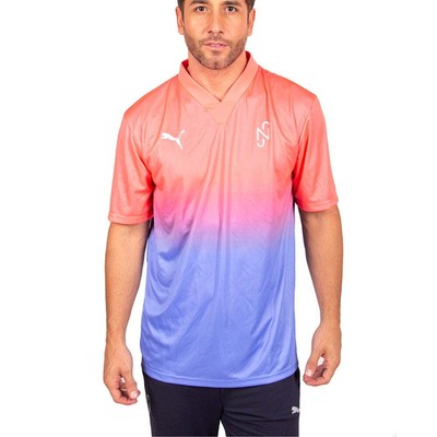 

Puma Nmj XV Neck Футболка с коротким рукавом мужская синяя 60582504, Синий, Puma Nmj X V Neck Short Sleeve Soccer Jersey