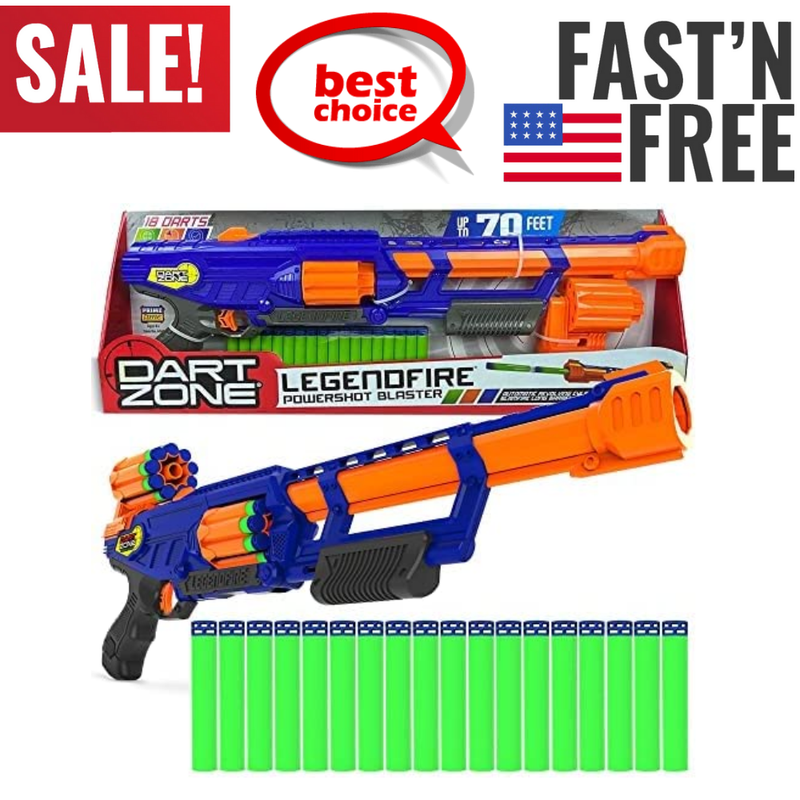 Nerf Dart Machine Gun Motorized Fully Automatic Toy Guns For Boys Blaster Super