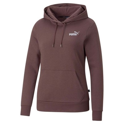 

Puma Essentials+ Embroidery Pullover Hoodie Womens Purple Casual Outerwear 67000, Фиолетовый