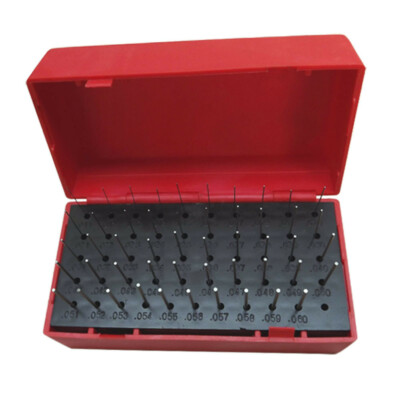 50 PC Pin Gage Set M0011" - .060" MINUS -.0002" Tolerance Gauge Set