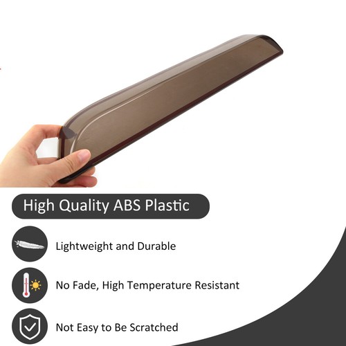 3rd Third Brake Light Trim For Ford F150 F-150 2015-23 Smoked Black Accessories