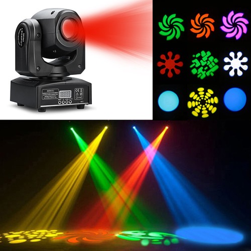 30W LED Spot Light RGBW DMX Stage Light Lamp Rotating Moving Head For Pub Disco