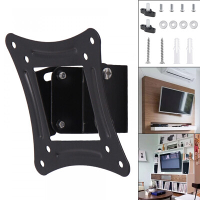 TV Wall Mount 10 Degree Tilt Fits 15 19 20 22 23 25 Inch LED TVs Monitor Bracket