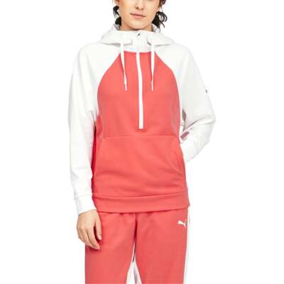 

Puma Modern Sports HalfZip Pullover Hoodie Женская розовая повседневная верхняя одежда 67077535, Розовый