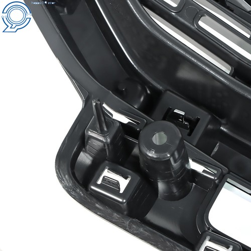 For 2020 2021 2022 Ford  F-250 F-350 Lariat Chrome Grill Satin Aluminum & Black