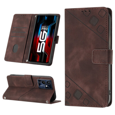 Protector Phone Case For Infinix Note 12 5G Leather Flip Cover Patterned