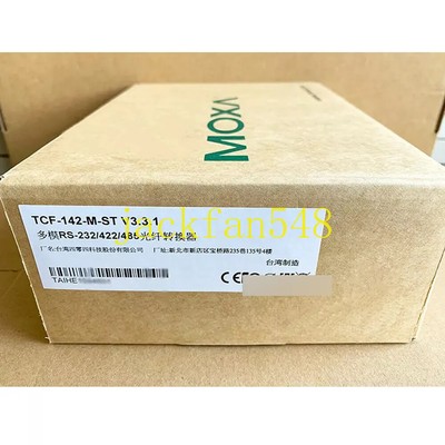 1PC New Moxa TCF-142-M-ST RS232 422 485 Transfer Fiber Converter