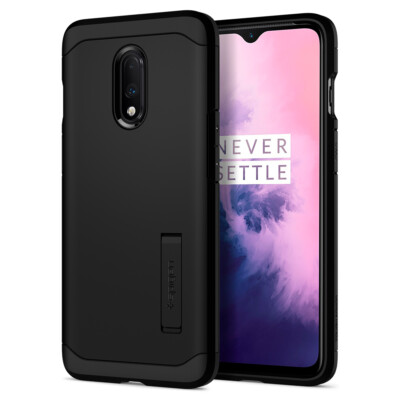 OnePlus 7, 7 Pro | Spigen [Tough Armor] Shockproof Protective Case Cover