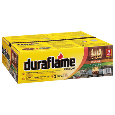 4.5Lb Firelog 3 Pack, 3 Hour Burn, Indoor/Outdoor Use
