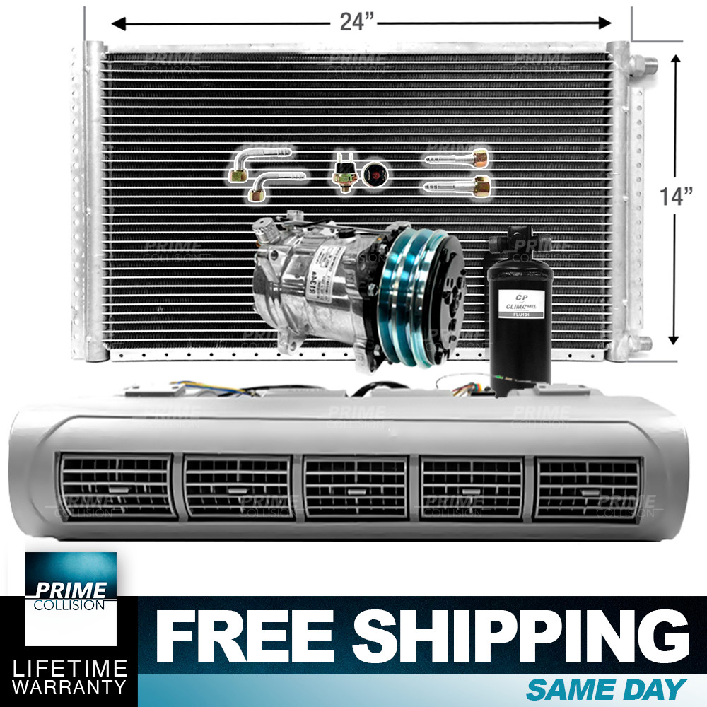 AC Kit EVU110 Universal Evaporator Underdash Unit Compressor & Condenser 14 x 24