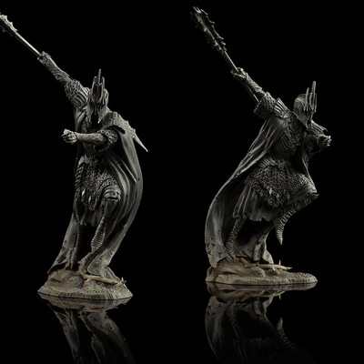Weta The Hobbit RINGWRAITH OF FOROD 3in Mini Statue The Lord Of The Rings Model