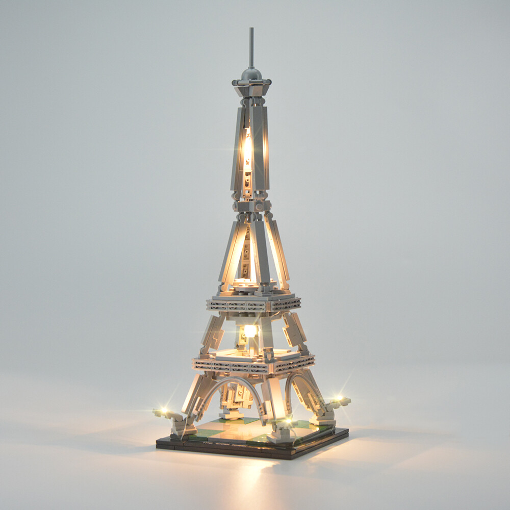 LED lighting Kit for LEGO 21019 Architecture The Eiffel Tower Lighting