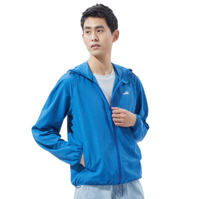 OhSunny Men UV Protection Jacket Hooded Couple Quick Dry Anti-UV UPF 50+ Coat