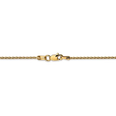 Pre-owned Superdealsforeverything Real 14kt Yellow Gold 1.5mm D/c Wheat Chain; 20 Inch