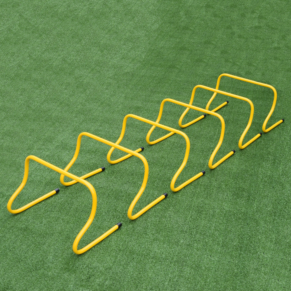 6 x 12" FXR SPORTS AGILITY HURDLES FOOTBALL RUGBY SPEED PLYOMETRIC