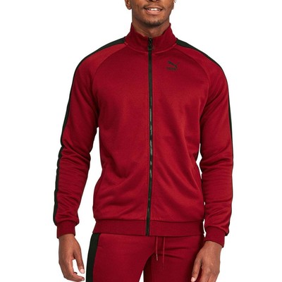

Мужская спортивная куртка Puma Nyc T7 Full Zip, размер , повседневная спортивная верхняя одежда 5865, Красный, Puma Nyc T7 Full Zip Track Jacket