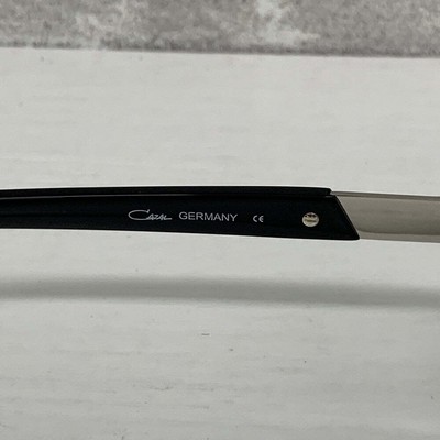 Pre-owned Cazal Sunglasses  6020/3 002 56 17 145 Black Silver Grey Gradient Lens 100% Authe