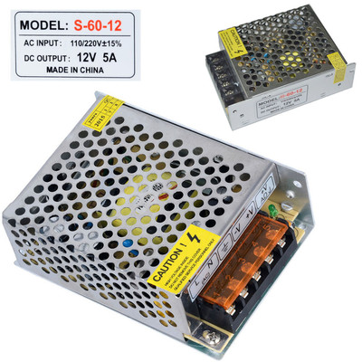 AC 110V-220V TO DC 5V 12V 24V 2A 10A 15A 20A 40A 60A Switch Power Supply Adapter