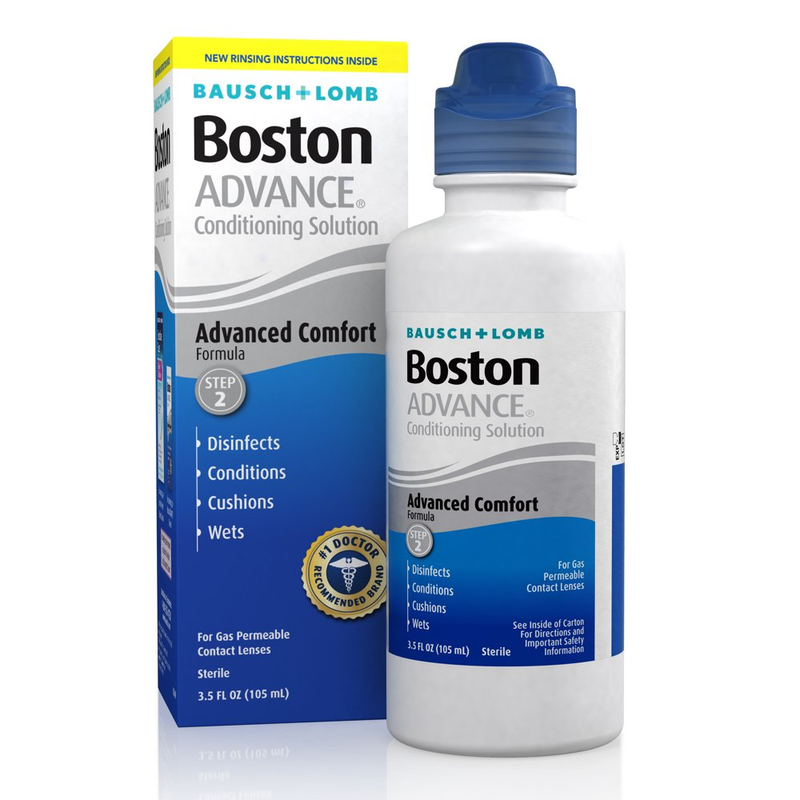 Boston ADVANCE Conditioning Contact Lens Solution from Bausch + Lomb, 3.5 fl. oz