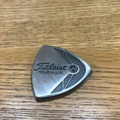 Rare Used Titleist Premium Ball Marker Silver From Japan