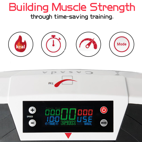 Exercise Fitness Vibration Machine Trainer Plate Platform Body Shaper