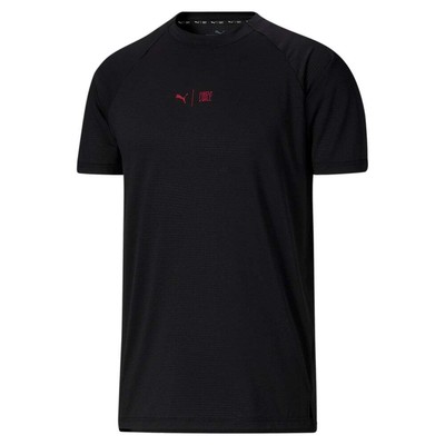 

Puma First Mile X Crew Neck Short Sleeve Athletic TShirt Mens Size  Casual Top, Черный, Puma First Mile X Crew Neck Short Sleeve Athletic TShirt