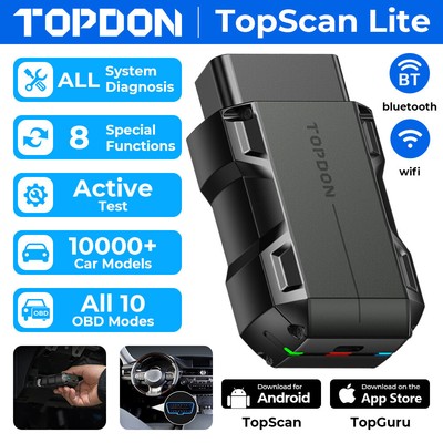 NEW TOPDON TOPSCAN Bluetooth OBD2 Scanner Code Reader Full System Car diagnostic