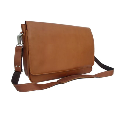 Piel Leather Professional Laptop Messenger Bag Assorted Colo