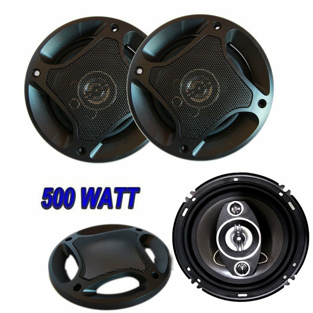 Coppia Casse Altoparlanti Speaker Tweeter Auto C-10125 16cm 500w Max linq