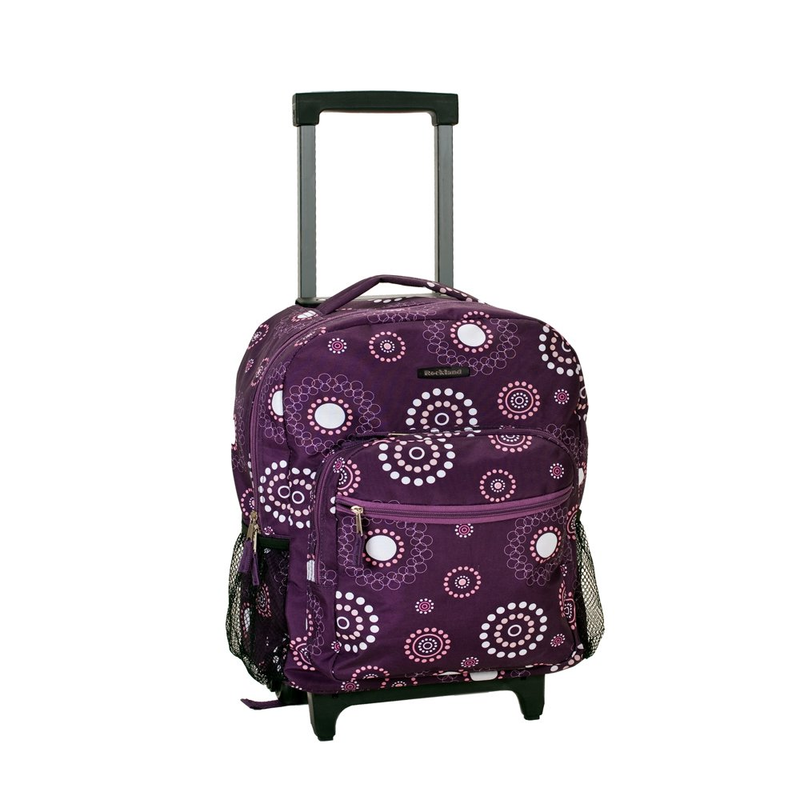 Rockland 17 ROLLING BACKPACK, Purple Pearl