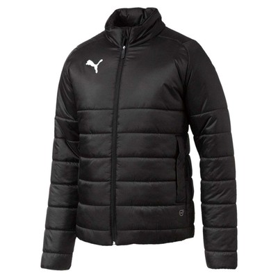 

Puma Liga Casuals Padded ZipUp Jacket Mens Size  Casual Athletic Outerwear 655, Черный, Puma Liga Casuals Padded ZipUp Jacket