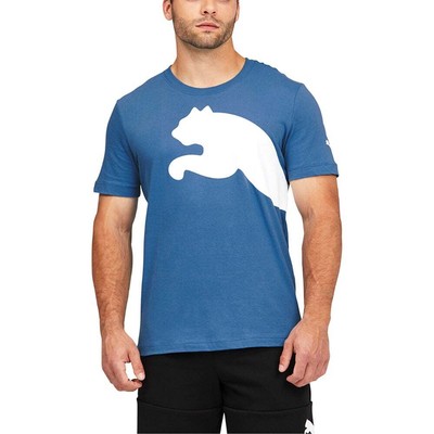 

Футболка Puma Oversize Logo Tee Inf Mens Size  Athletic Casual Tops 58610917, Синий, Puma Oversize Logo Tee Inf