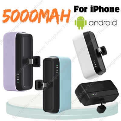 5000mAh 2.1A Portable Power Bank For Android iPhone Mini Pocket Battery Charger