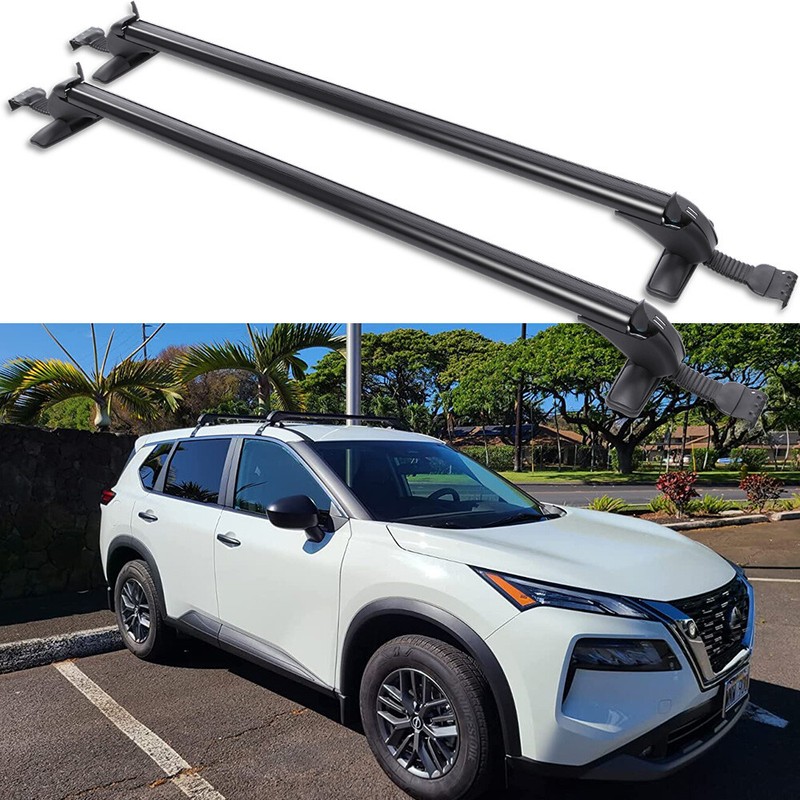For Nissan Rogue 2008-2023 43" Roof Rack Cross Bars Cargo Kayak Bike Carrier