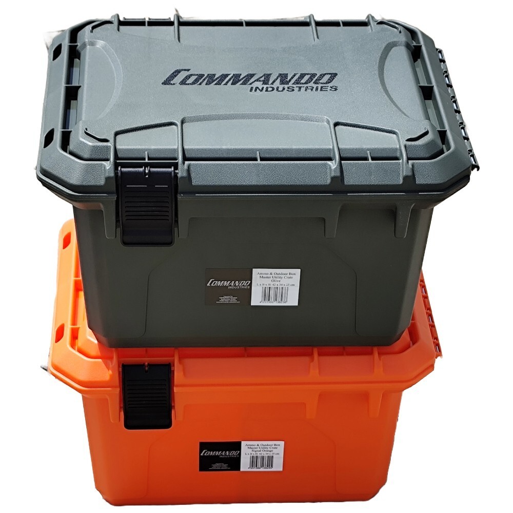 Aufbewahrungsbox Transportkiste Tactical Ammo abschließbar Utility Box Oliv