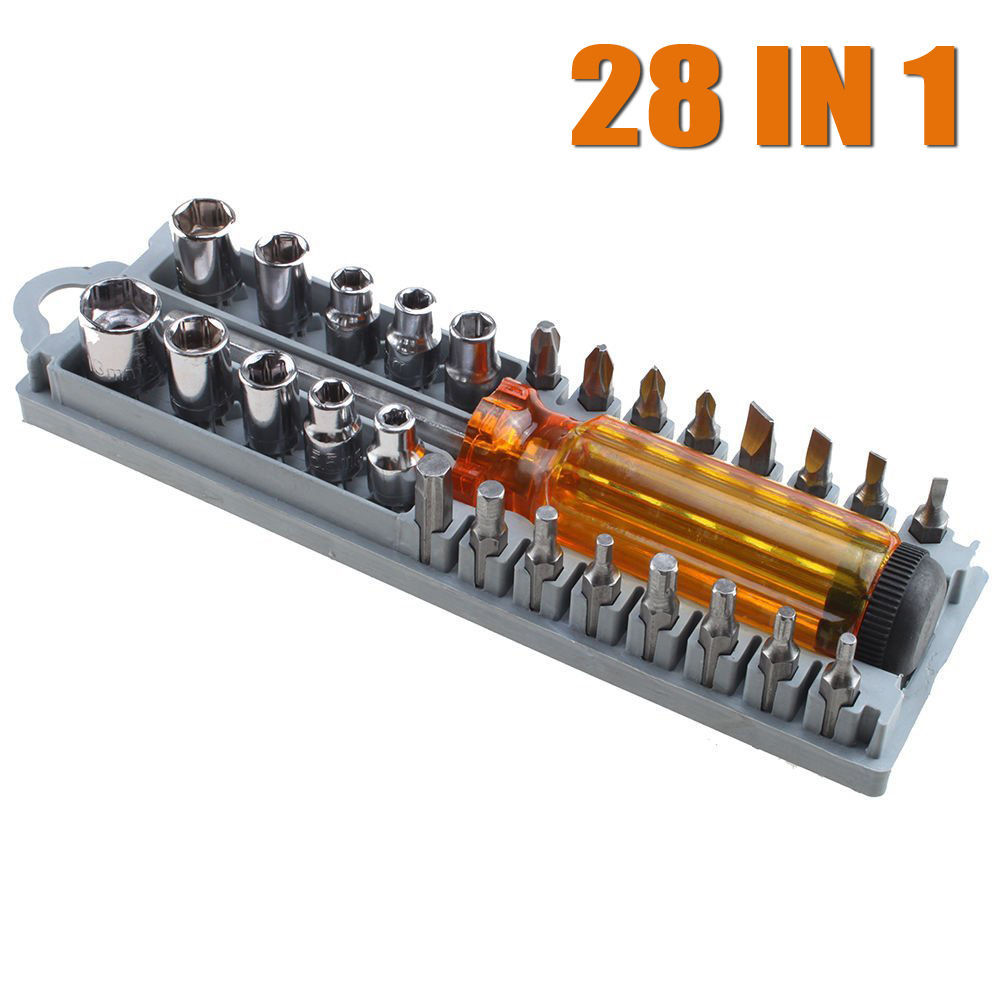 Set Kit Cacciaviti Giraviti 28in1 Torx Screwdriver Philips Hex Utensile hmj