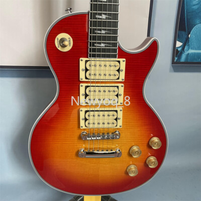 Ace Frehley Budokan Cherry Sunburst Electric Guitar Flamed Maple Top Hot Sale