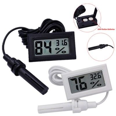 LCD Digital Thermometer Hygrometer Sonde Meter Für Haus, Labor, Bibliothek