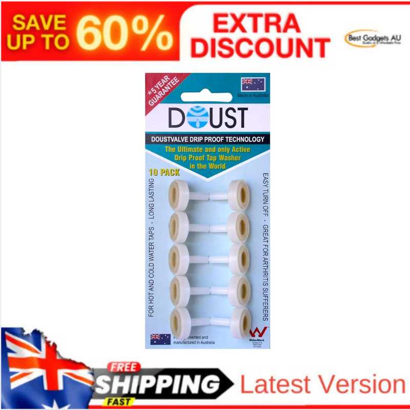 DVP-10 Doustvalve Tap Washer 10 Pack, 15 Mm Size
