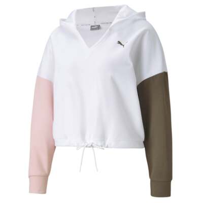 

Puma Modern Sports Pullover Hoodie Женская белая повседневная верхняя одежда 846868-02, Белый