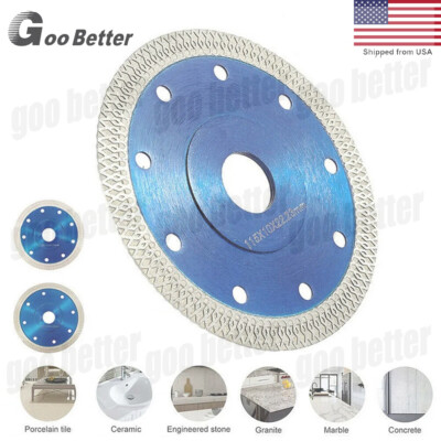 4.5inch Porcelain Tile Turbo Diamond Dry Cutting Disc Grinder Wheel Saw Blade