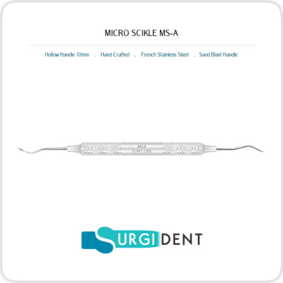 MICRO SICKLE SCALERS MS-A PERIODONTICS DENTAL HAND INSTRUMENT