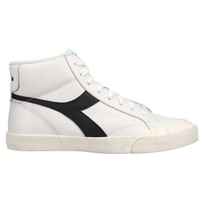 

Diadora Melody Mid Leather Dirty Lace Up Sneaker Мужские белые кроссовки Повседневная обувь, Белый, Diadora Melody Mid Leather Dirty Lace Up Sneaker