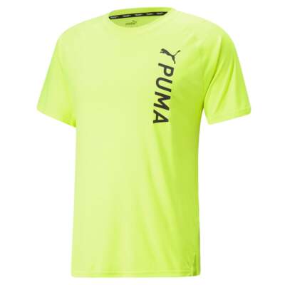 

Puma Fit Футболка с круглым вырезом и коротким рукавом Мужские желтые спортивные повседневные топы 5221198, Желтый, Puma Fit Crew Neck Short Sleeve T-Shirt