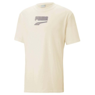 

Футболка с коротким рукавом и круглым вырезом Puma Downtown Logo, мужские повседневные топы размера  5356, Off white, Puma Downtown Logo Crew Neck Short Sleeve T-Shirt
